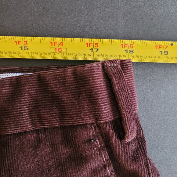 JB Britches Men’s 38 Brown Corduroy Pants Made in Italy Cotton Dress Trousers - Picture 11 of 11